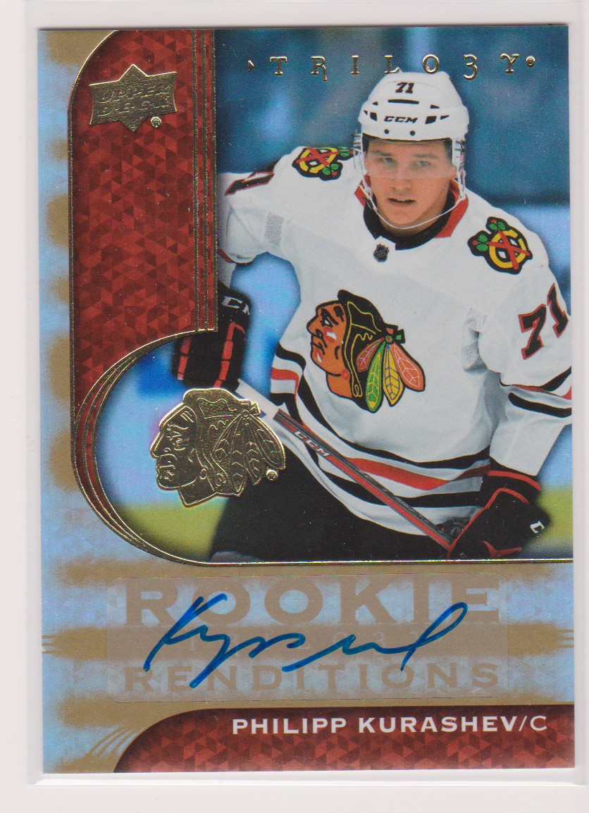 (image for) 2020-21 Trilogy Rookie Renditions Auto Gold #RR11 P. Kurashev